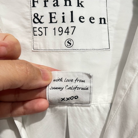 Frank & Eileen SILVIO Untuckable Button-Up Shirt SUPERLUXE in Small - Picture 12 of 16